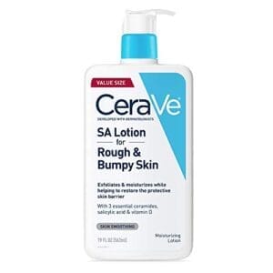 CeraVe SA Lotion for Rough & Bumpy Skin | Vitamin D, Hyaluronic Acid, Lactic Acid & Salicylic Acid Lotion | Fragrance Free & Allergy Tested | 19 Ounce  Beauty & Personal Care