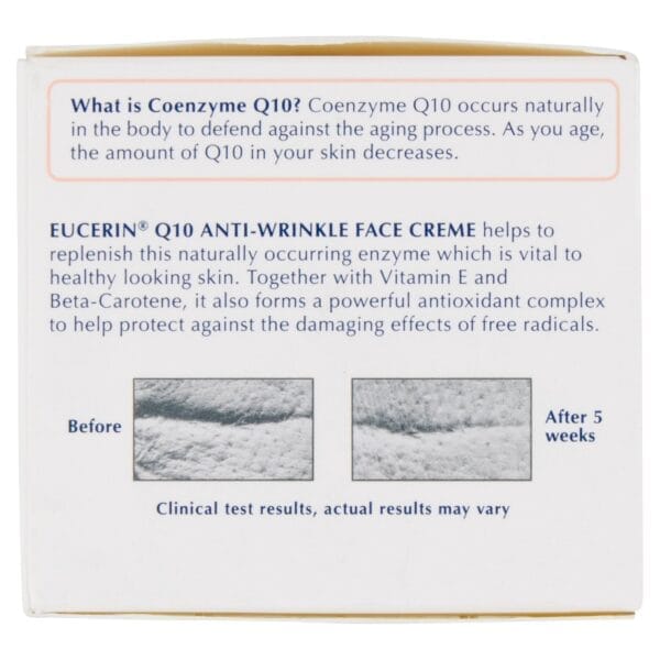 Eucerin Q10 Anti-Wrinkle Sensitive Skin Face Cream, 1.7 oz. - Image 4