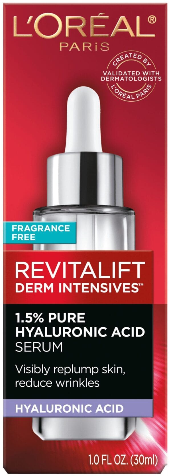 L'Oreal Paris Revitalift Pure Hyaluronic Acid Serum, 1 fl oz - Image 3