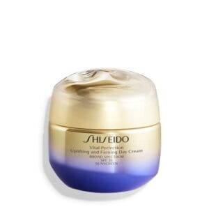 Shiseido Vital Perfection Uplifting and Firming Day Cream SPF 30 - Broad-Spectrum SPF 30 Anti-Aging Moisturizer - Visibly Lifts, Firms & Improves Appearance of Fine Lines & Wrinkles - 50 mL  Beauty & Personal Care