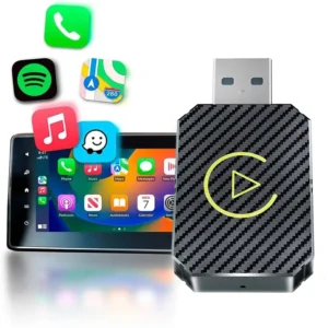 Android Car Wireless Stable Connection, Wireless Android Car Adapter Easy Setup in 3 Steps, Android Car Adapter for Apple Carplay, USB C/A,