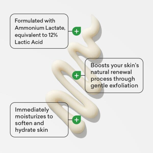 AmLactin Daily Moisturizing Lotion for Dry Skin, 7.9 oz Pump Bottle, 2-in-1 Exfoliator - Body Lotion with 12% Lactic Acid, Dermatologist-Recommended (Packaging May Vary) - Image 4