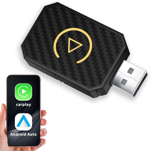Android Car Wireless Stable Connection, Wireless Android Car Adapter Easy Setup in 3 Steps, Android Car Adapter for Apple Carplay, USB C/A, - Image 3